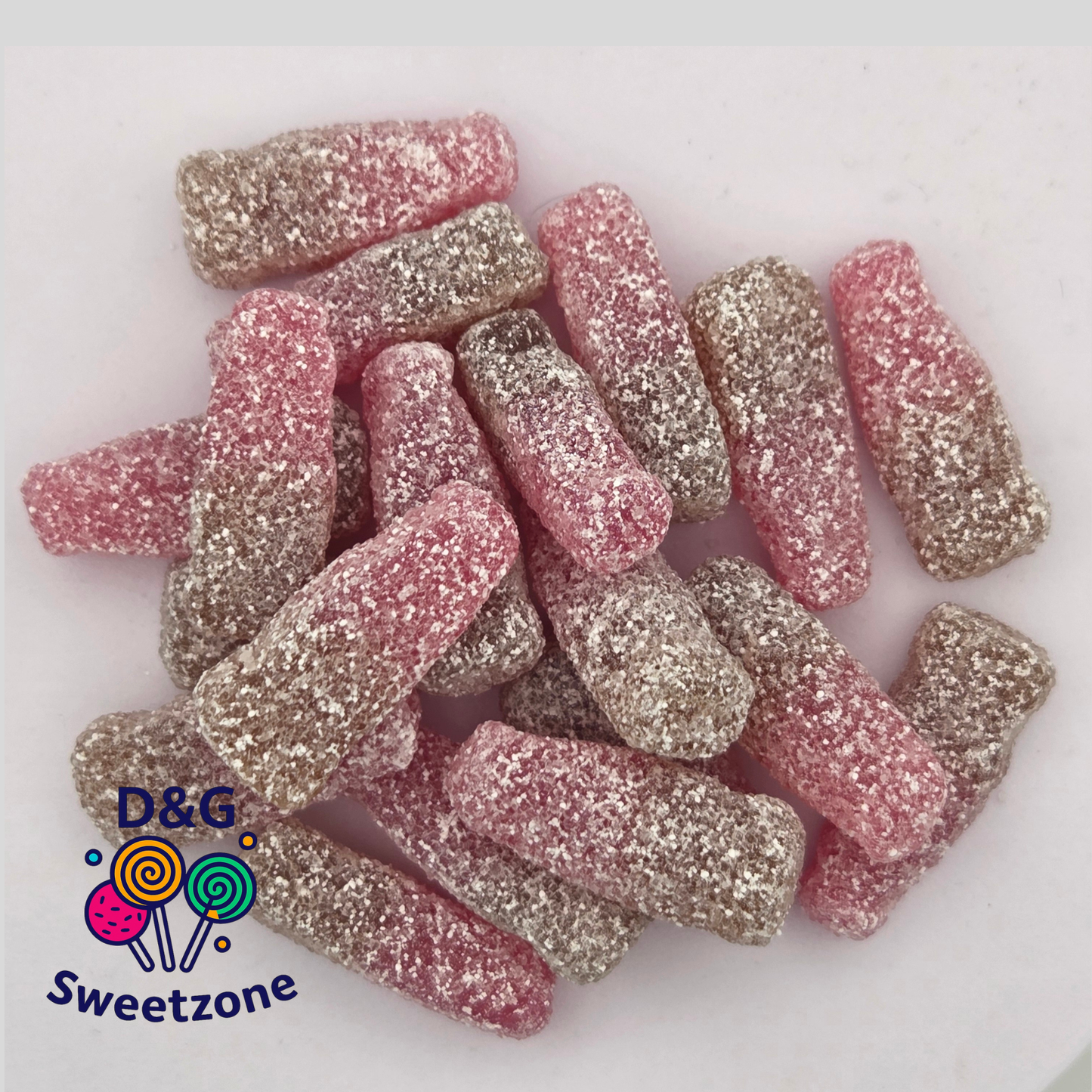 Kingsway Vegan Fizzy Cherry Cola Bottles