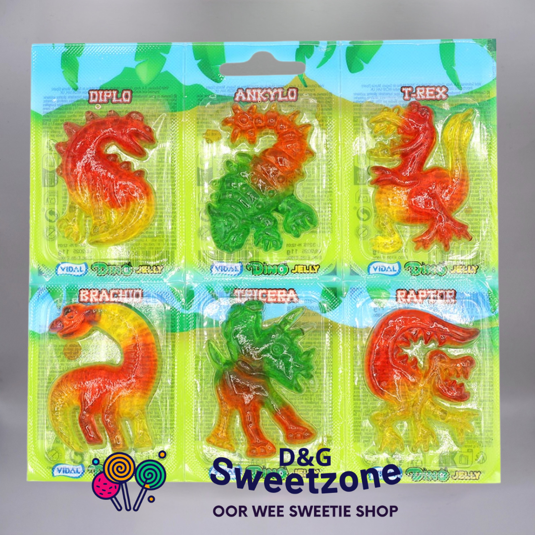 Vidal Dino Jelly 11g ? D&G Sweetzone Falkirk