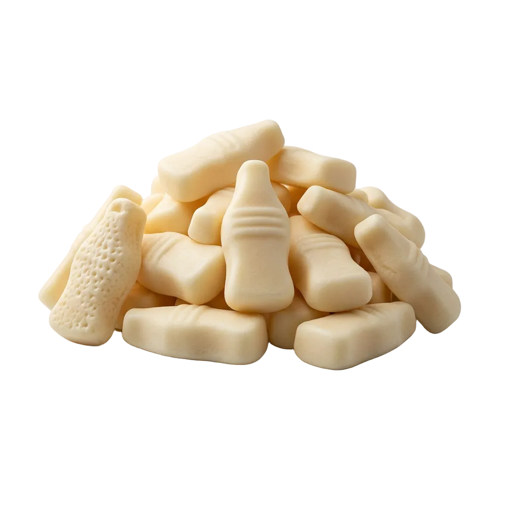Barratt Milk Bottle Sweets – soft creamy milk bottle shaped sweets, pick n mix at D&G Sweetzone, Stirling