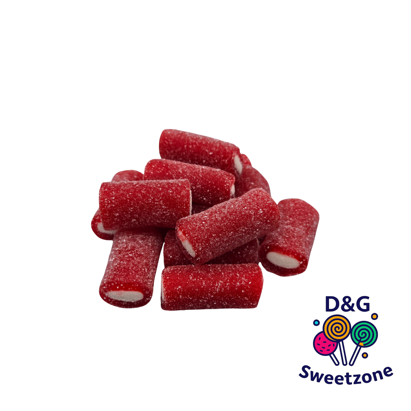 Kingsway Fizzy Strawberry Bites - strawberry flavour fizzy sweets