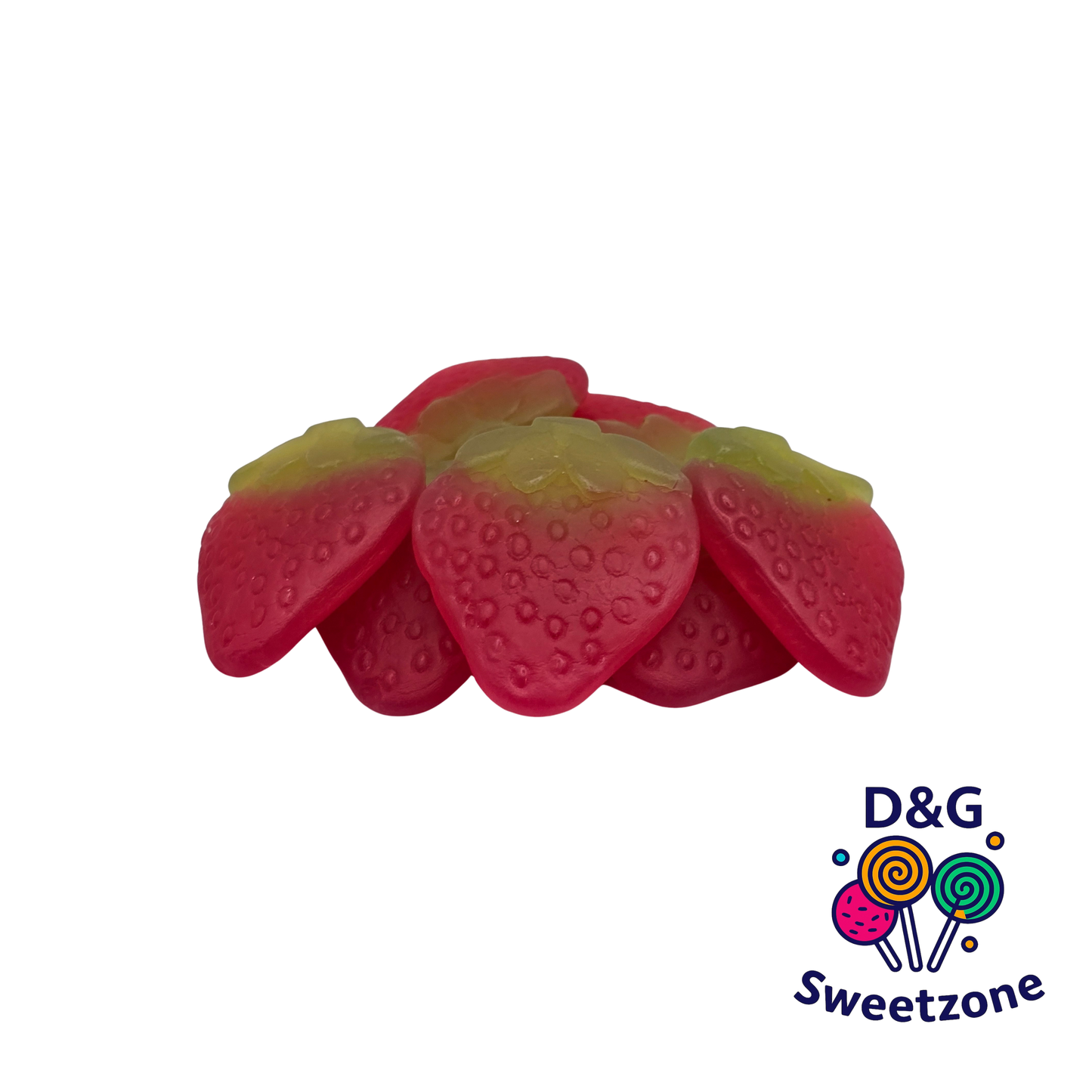 Kingsway Giant Strawberries - large strawberry shaped jelly sweets
