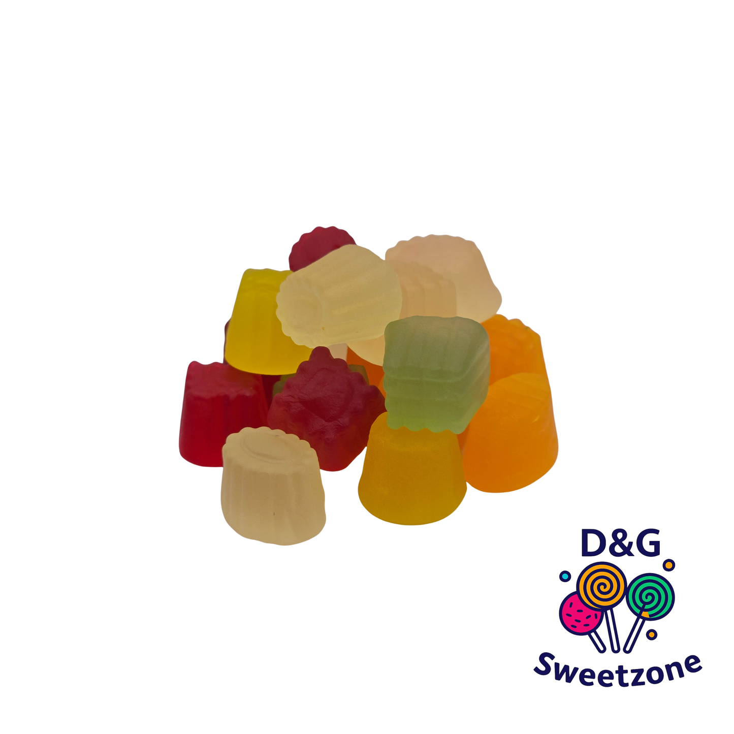 Kingsway Mini Gems - colourful fruit flavour hard jelly sweets