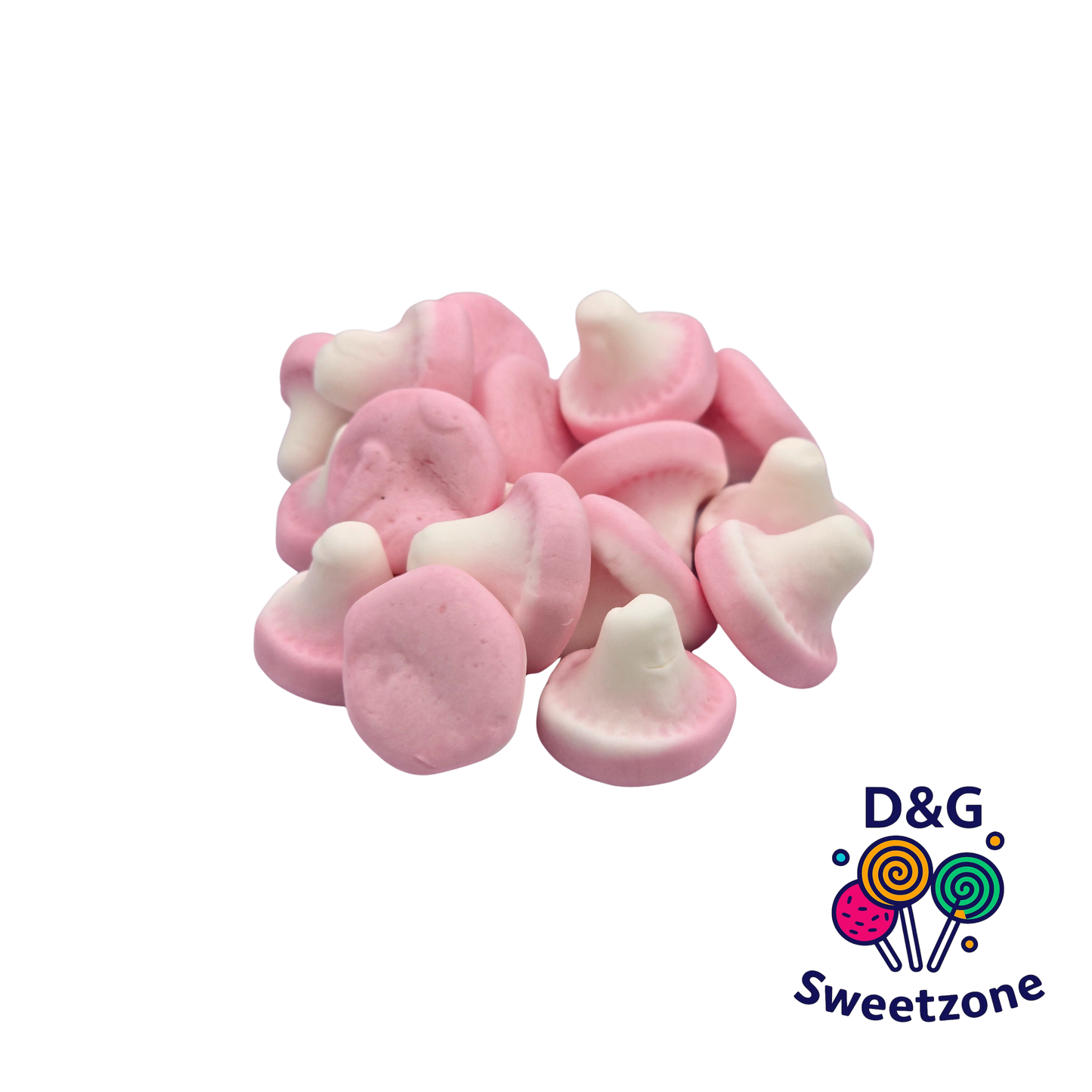 Kingsway Mushrooms – mushroom-shaped jelly sweets, pick n mix at D&G Sweetzone, Stirling