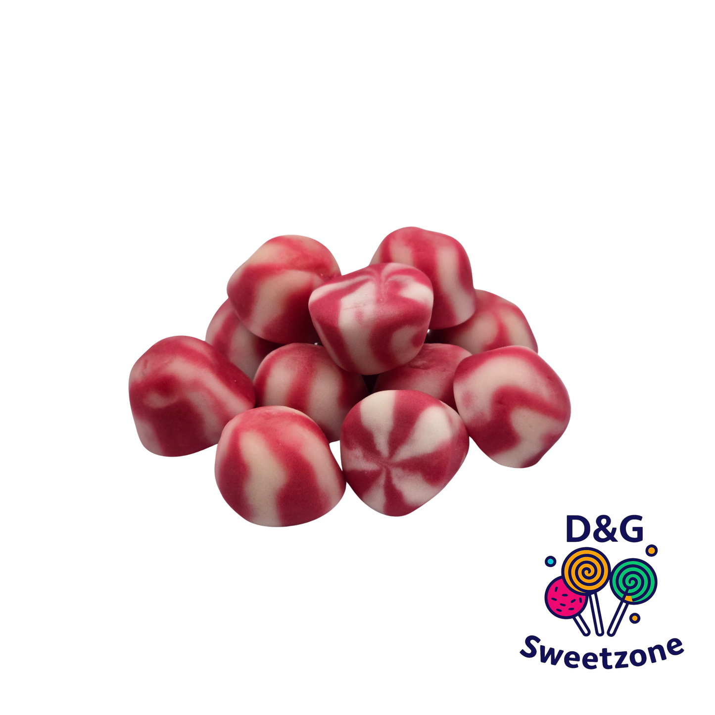 Kingsway Strawberry Twist Kisses - strawberry flavour twisted jelly sweets