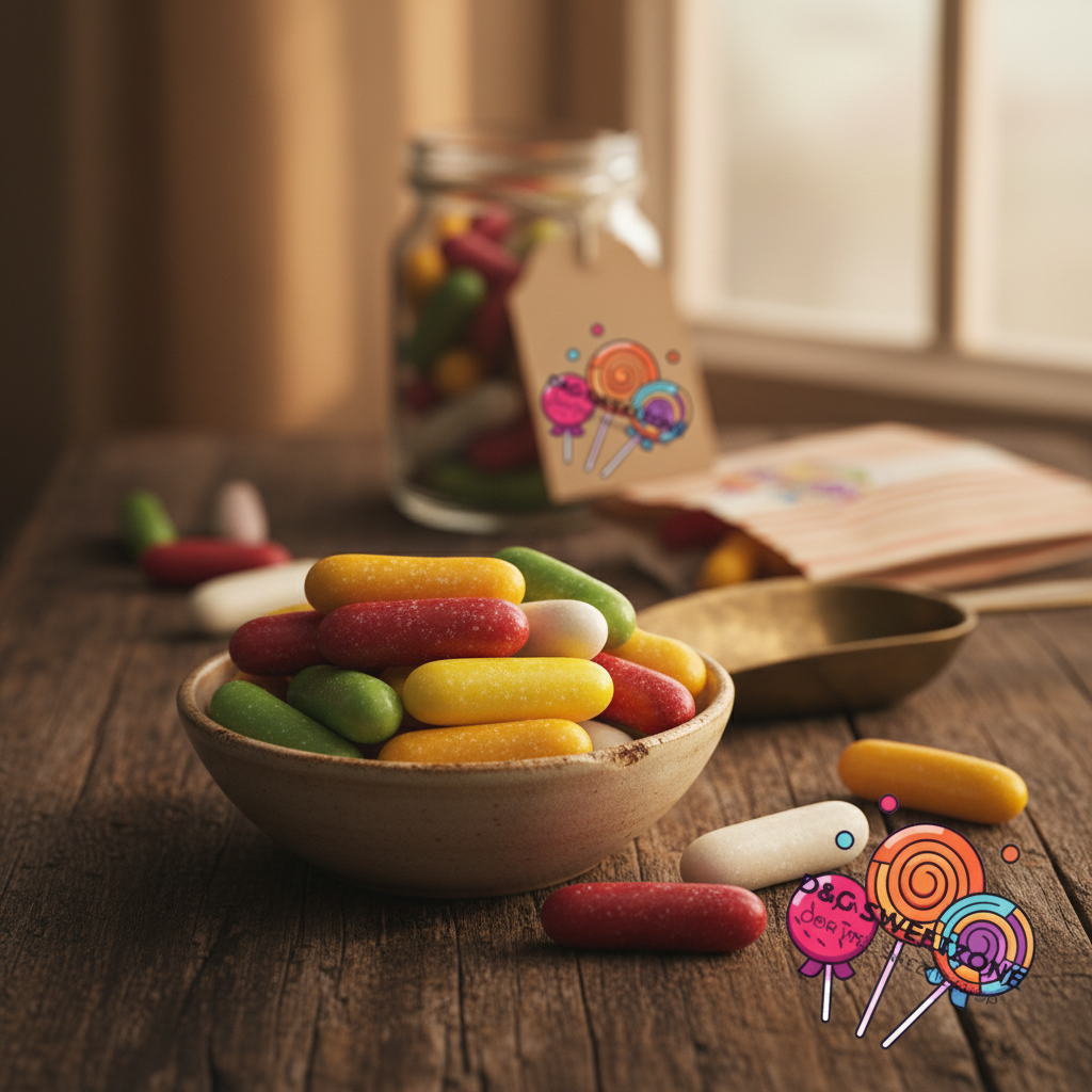 Taveners Liquorice Comfits – traditional British liquorice sweets with smooth sugar coating