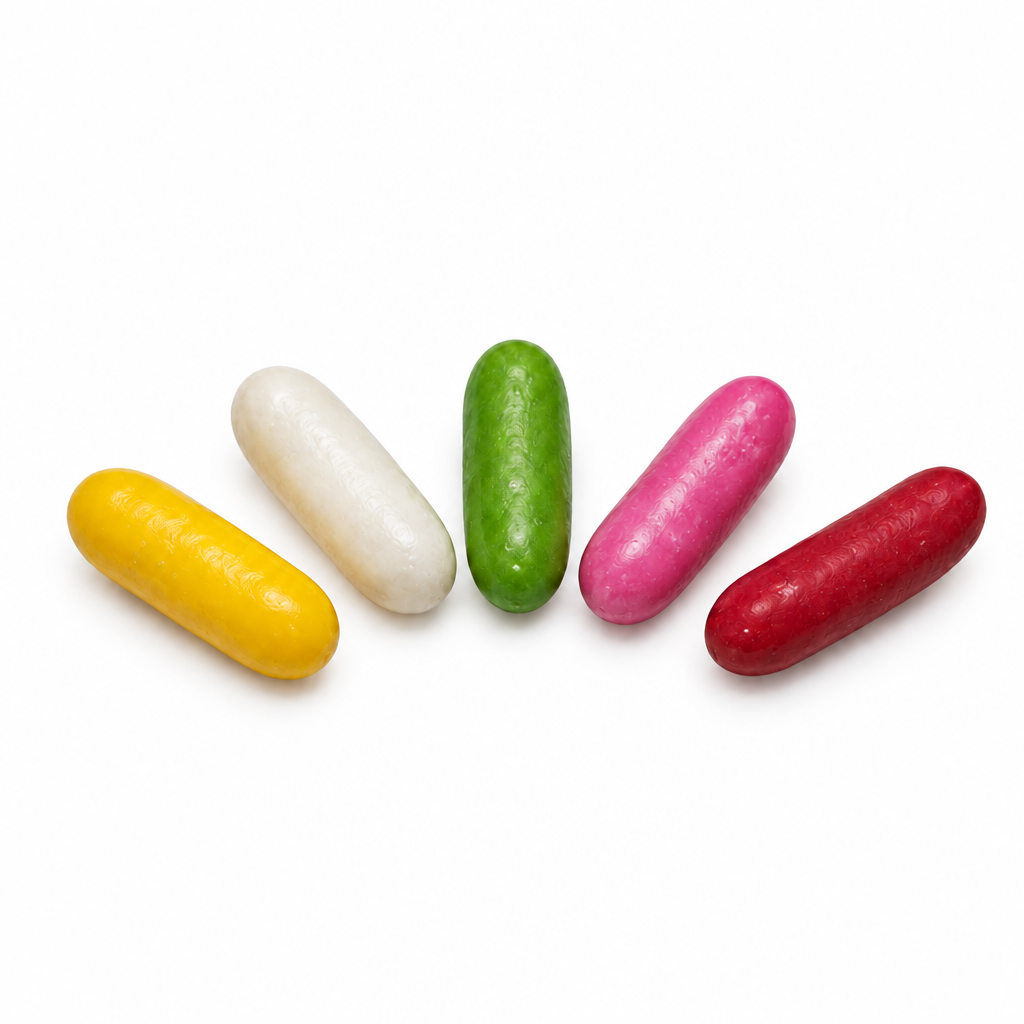 Taveners Liquorice Comfits – sugar-coated liquorice sweets, traditional British pick n mix at D&G Sweetzone, Stirling