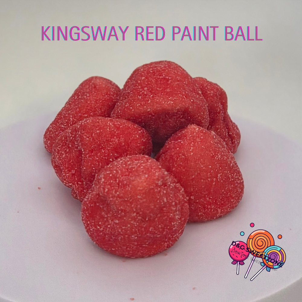 Kingsway Red Paint Balls - Strawberry & Vanilla Marshmallow Fun!