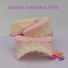 Barratt Foam Milk Teeth – Retro pink and white foam sweets with a strawberry and vanilla flavour.
