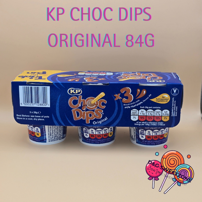 KP Choc Dips Original 84g 3 Pack