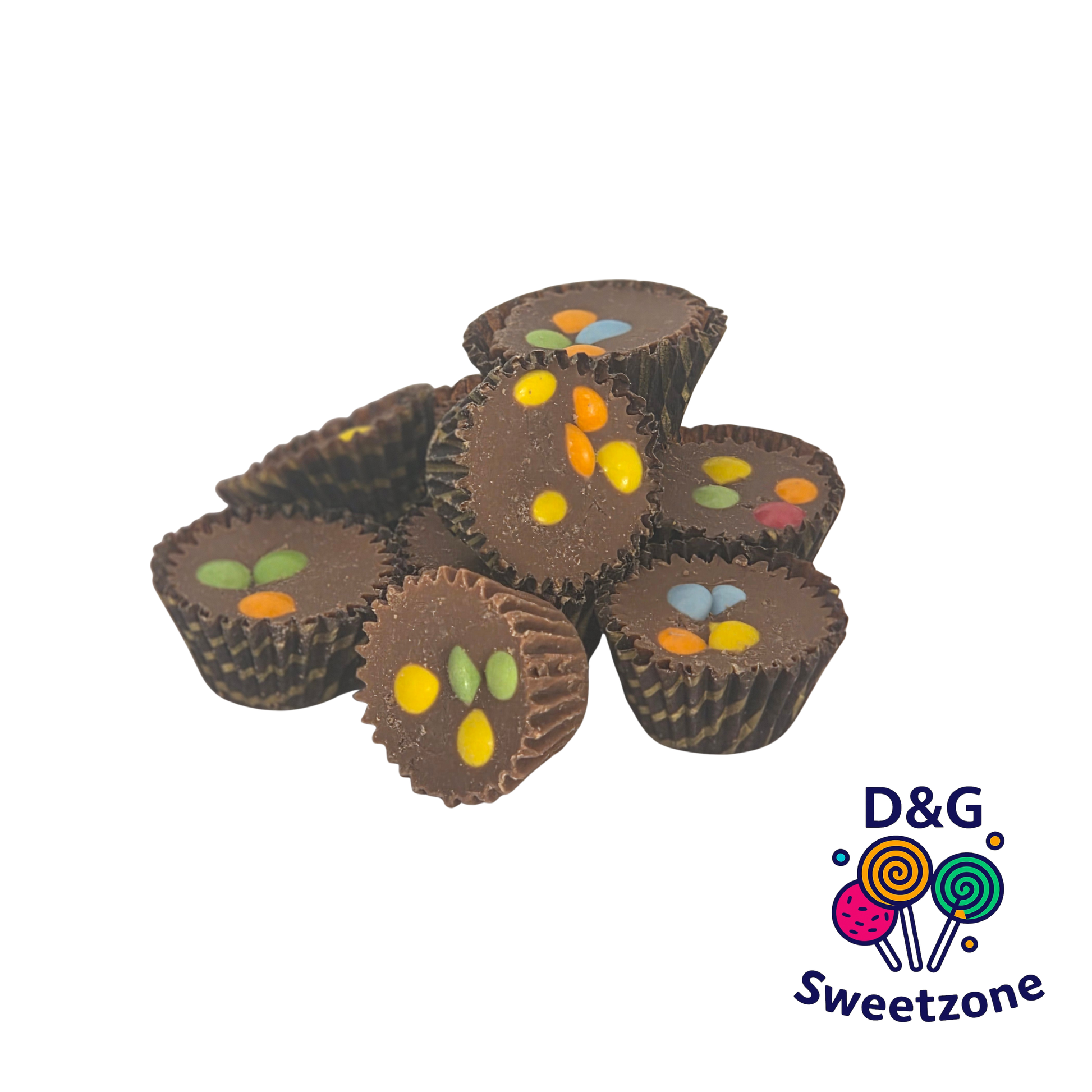 Monmore Happy Candy Cups - chocolate cups with candy centres
