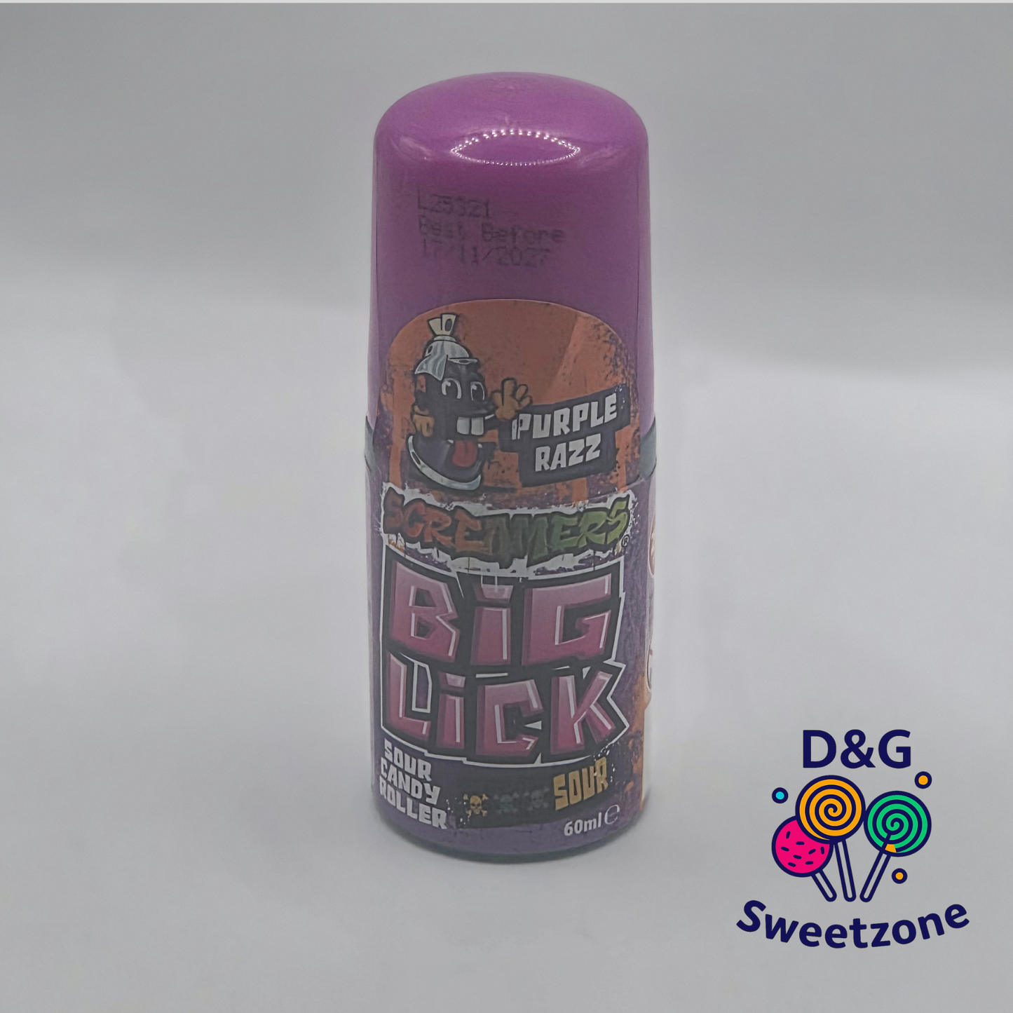 Zed Candy Screamers Purple Razz Big Lick 60ml