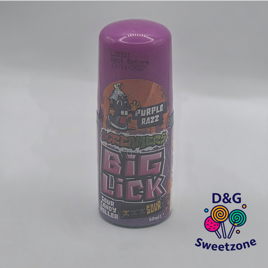 Zed Candy Screamers Purple Razz Big Lick 60ml