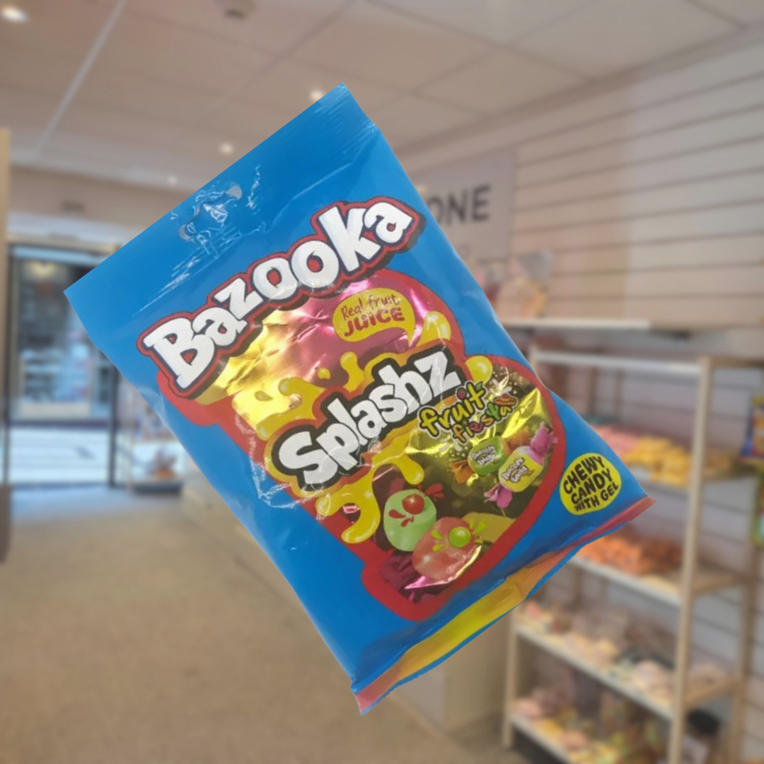 Bazooka Splashz Fruit Fiesta 120g
