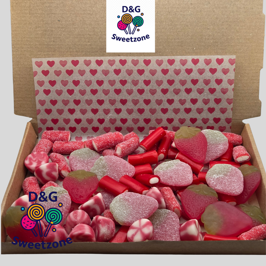 Strawberry Dream Sweet Box — hand-packed by D&G Sweetzone, Stirling