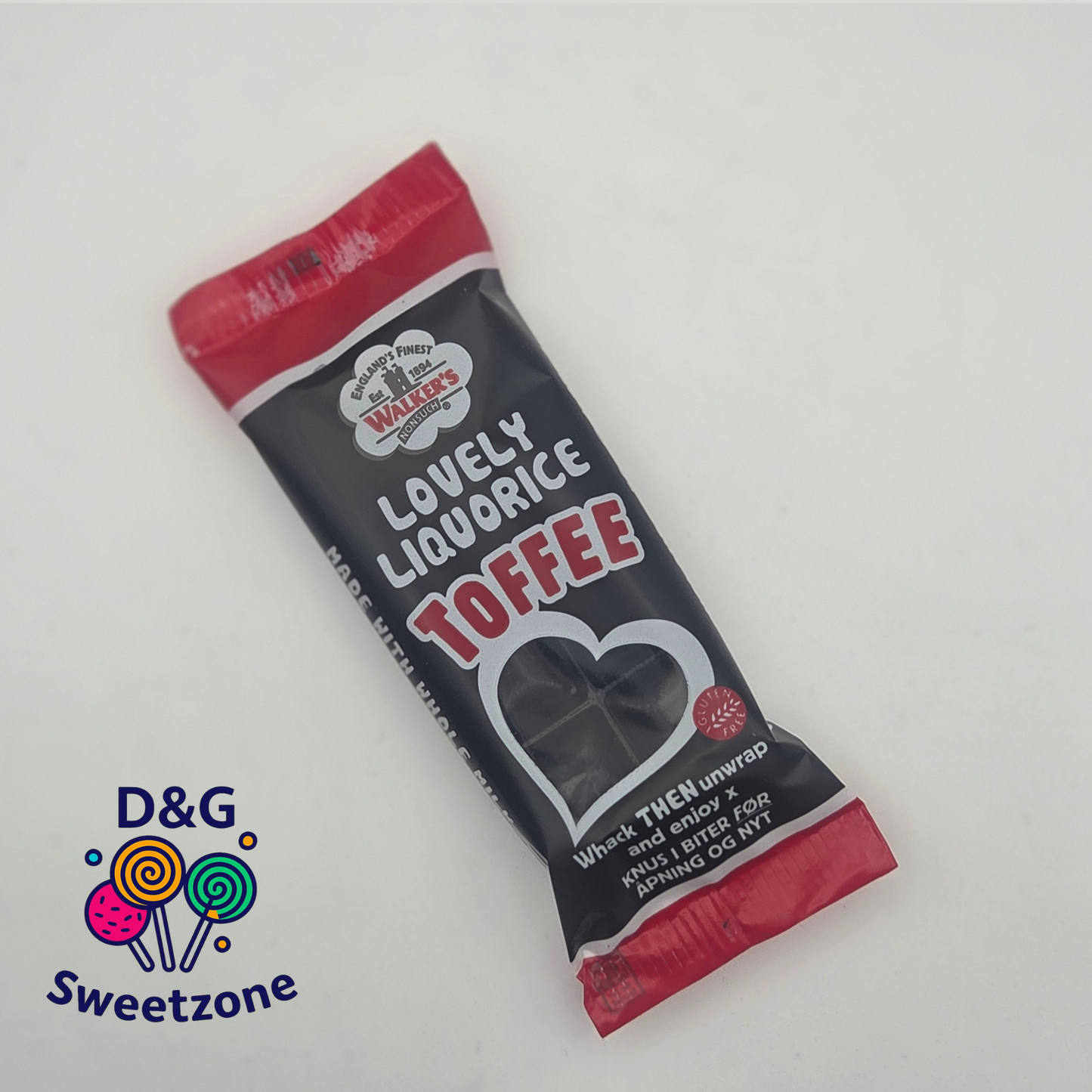 Walker's Nonsuch Lovely Liquorice Toffee Bars 50g