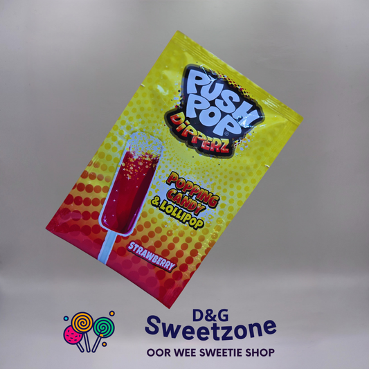 Bazooka Push Pop Dipperz 12g – D&G Sweetzone Falkirk
