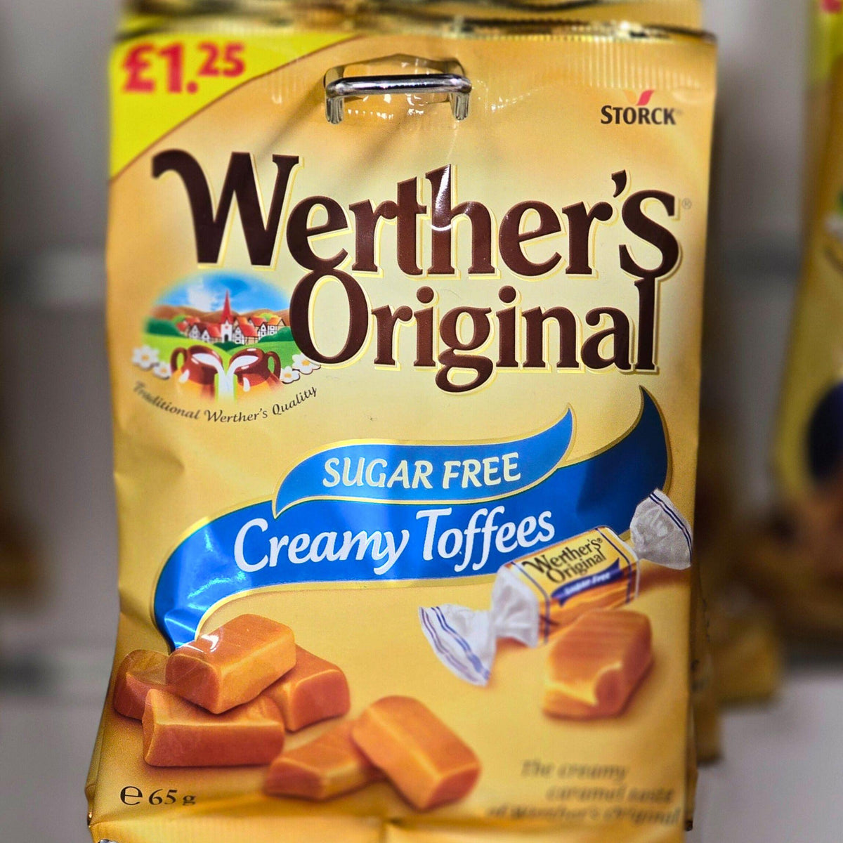Werther's Original Sugar Free Creamy Toffees – Classic creamy toffee taste, now sugar free!