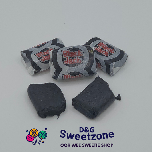 Barratt Blackjack Chews – bold aniseed chews, a British classic, pick n mix at D&G Sweetzone, Stirling
