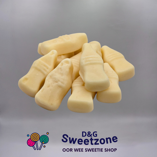 Barratt Milk Bottle Sweets – soft creamy milk bottle shaped sweets, pick n mix at D&G Sweetzone, Stirling
