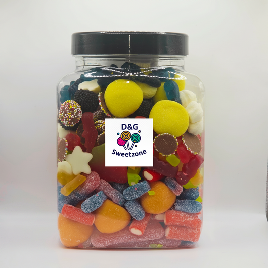 D&G Medium Sweetie Jar - Year-Round Colorful Version