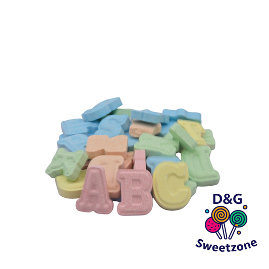 Kingsway ABC Letters - alphabet letter shaped jelly sweets
