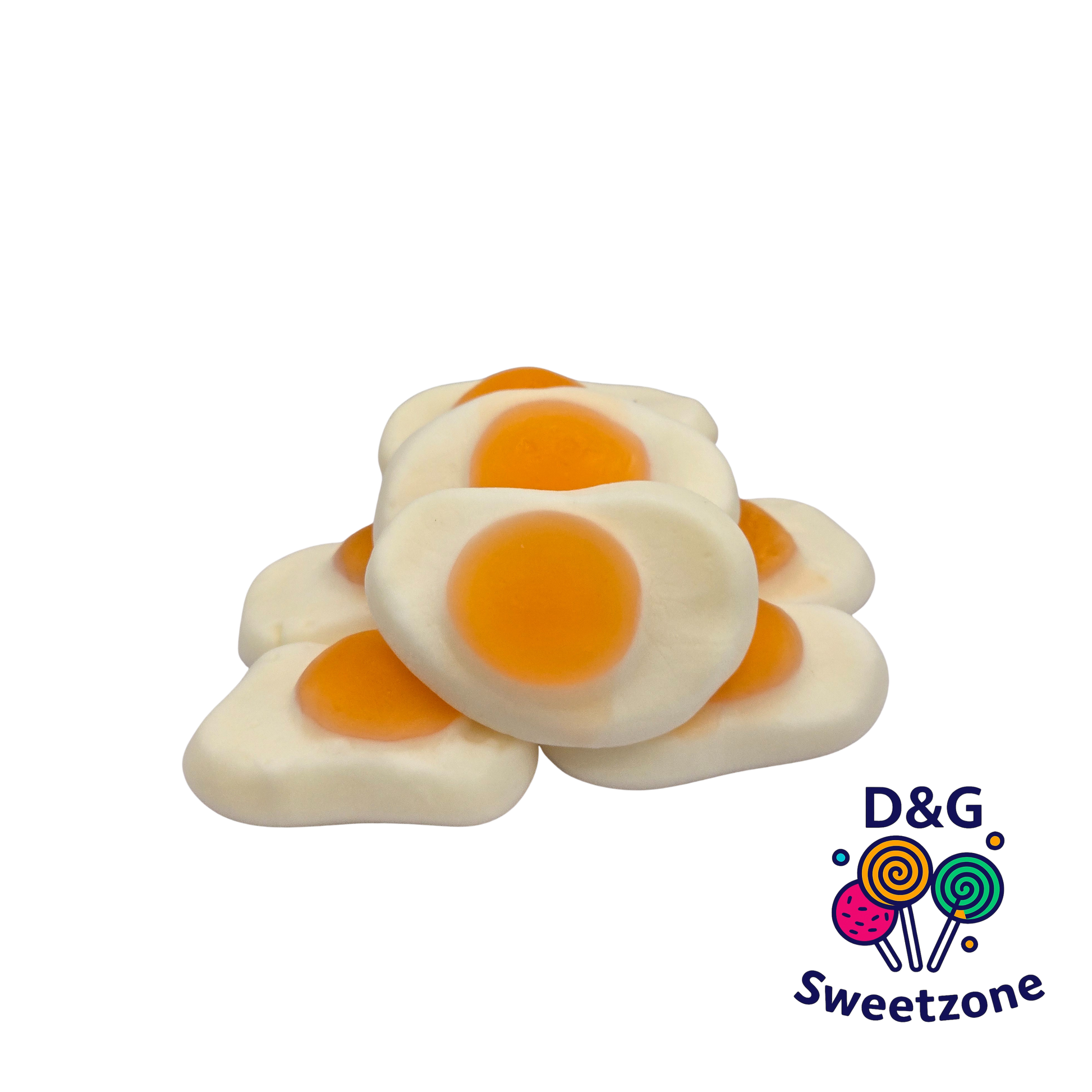 Kingsway Fried Eggs - fried egg shaped jelly sweets
