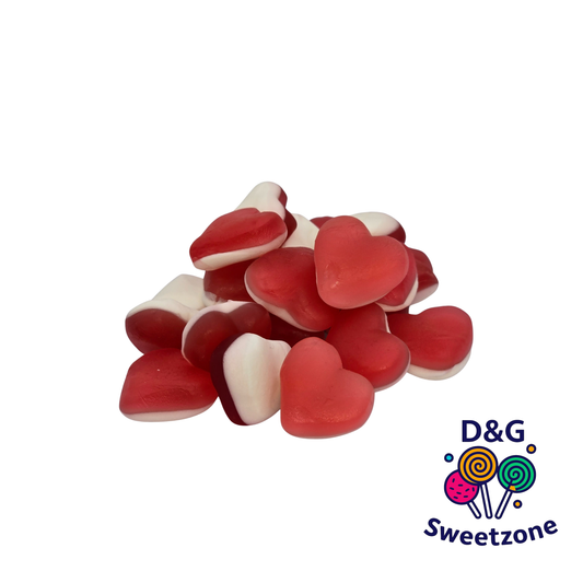 Kingsway Gummy Hearts - heart shaped fruity gummy sweets
