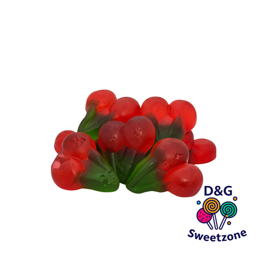 Kingsway Twin Cherries - twin cherry shaped jelly sweets

