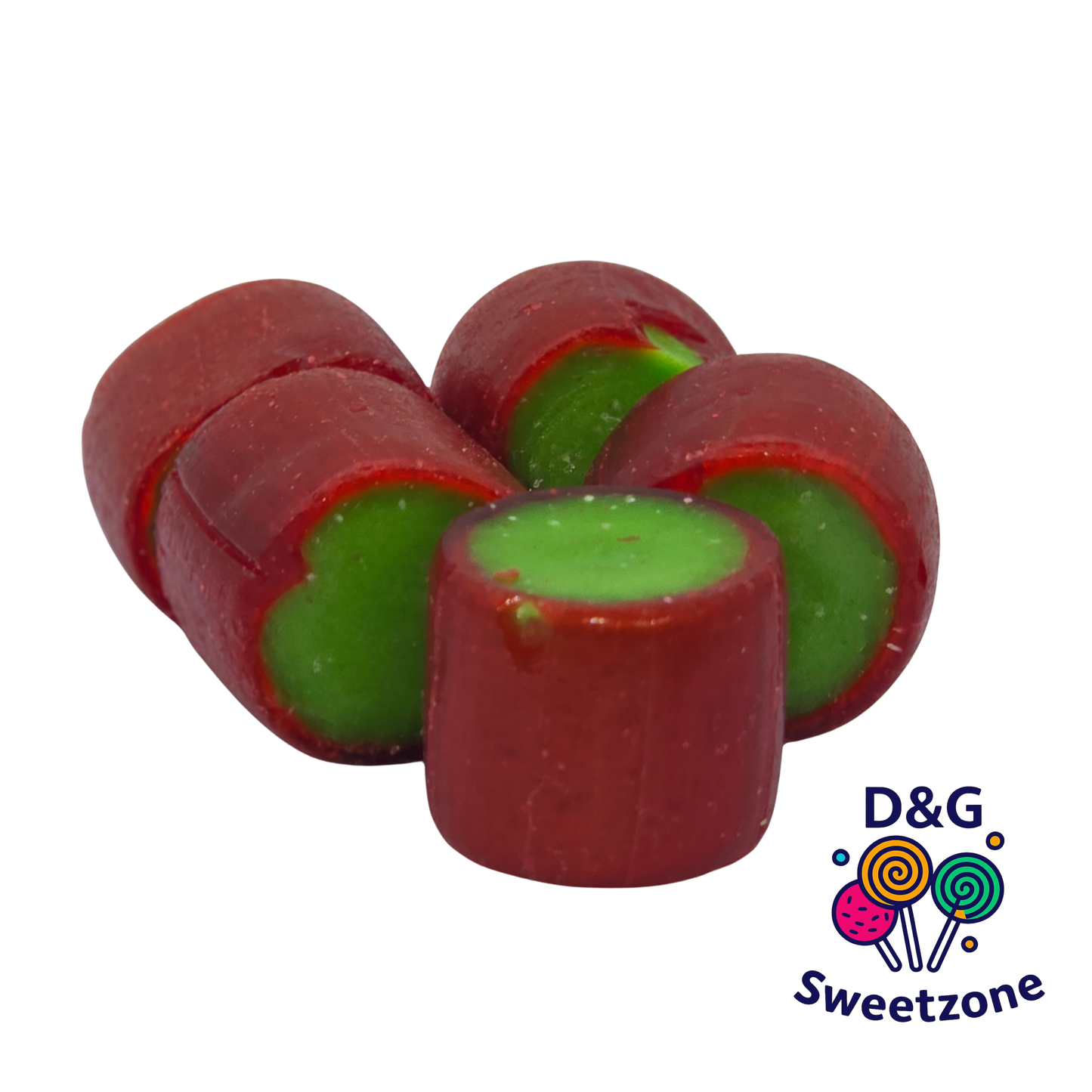 Monarch Rhubarb Rock - traditional Scottish rhubarb rock candy
