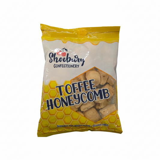 Shoebury Toffee Honeycomb Bags 150g | D&G Sweetzone, Stirling
