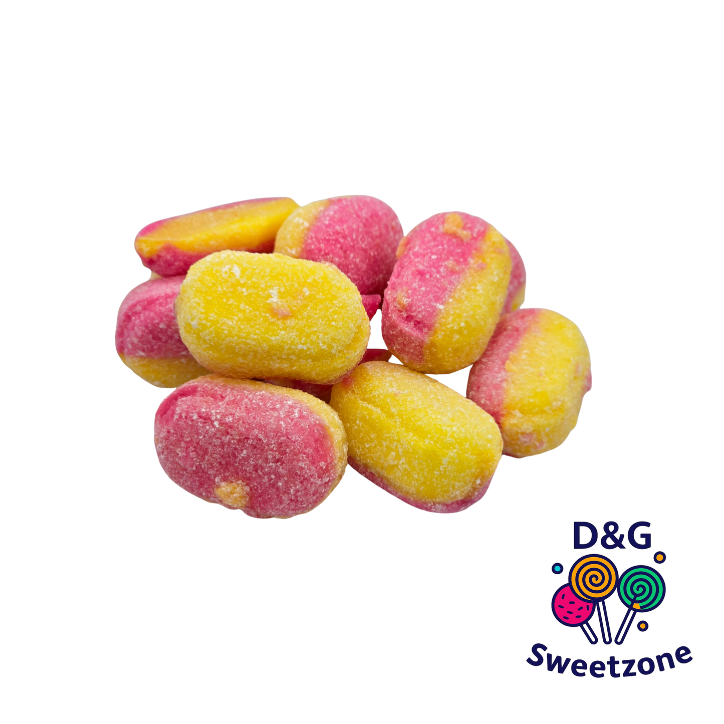 Stockley's Rhubarb and Custard - traditional rhubarb and custard flavour boiled sweets
