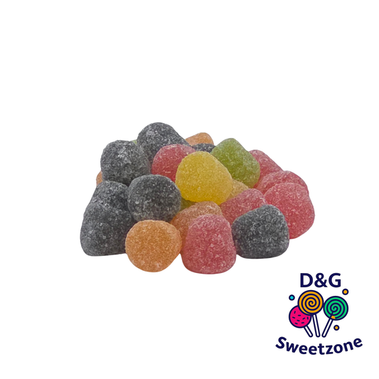 Taveners Dew Drops - assorted fruit flavour gummy sweets

