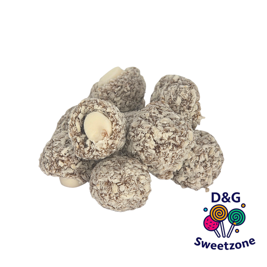 Taverners Coconut Mushrooms - traditional coconut mushroom shaped sweets
