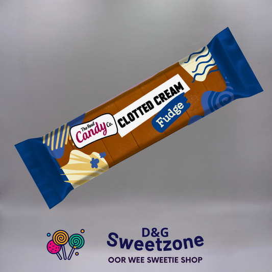 The Real Candy Co. Clotted Cream Fudge 130g – clotted cream fudge bar at D&G Sweetzone, Stirling