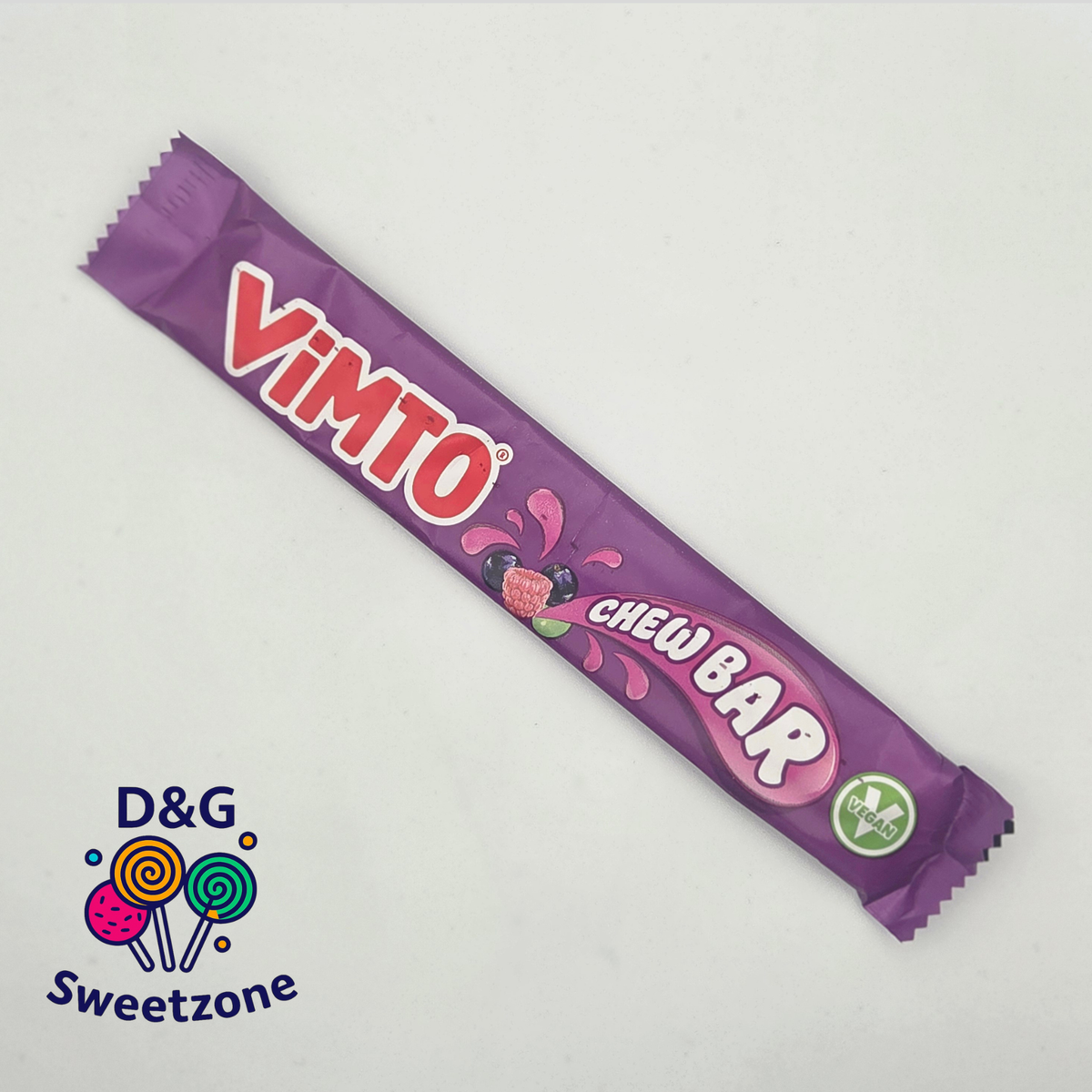 Vimto Chew Bar 18g – Vimto flavour chew bar at D&G Sweetzone, Stirling