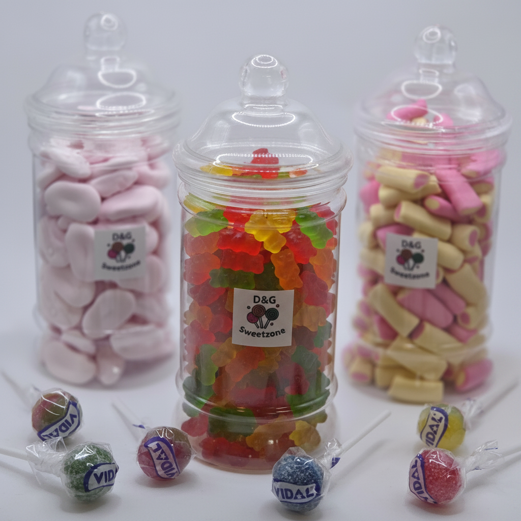 Wee Victorian Sweet Jar – small gift jar filled with traditional Victorian sweets, at D&G Sweetzone, Stirling