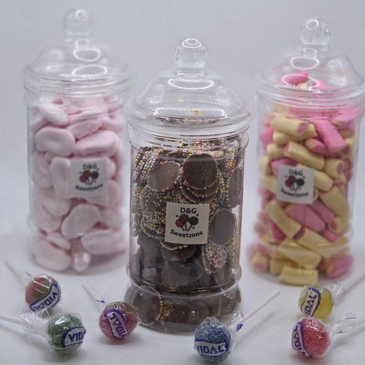 Wee Victorian Sweet Jar – small gift jar filled with traditional Victorian sweets, at D&G Sweetzone, Stirling