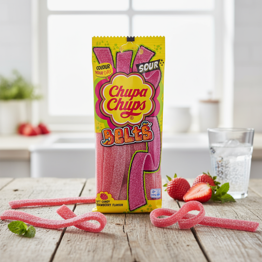 Enhanced Sour Strawberry Belts