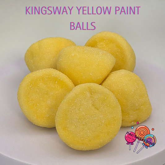 Kingsway Yellow Paint Balls– Banana & Vanilla Marshmallow Sunshine!