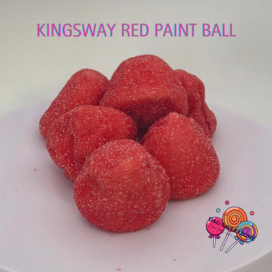 Kingsway Red Paint Balls - Strawberry & Vanilla Marshmallow Fun!