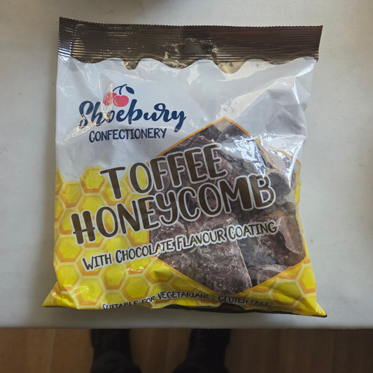 Shoebury Chocolate Honeycomb Cinder Toffee Bags 150g