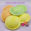 Frisia Sour Mix Flying Saucers – UFO-shaped wafer sweets filled with tangy sour sherbet.