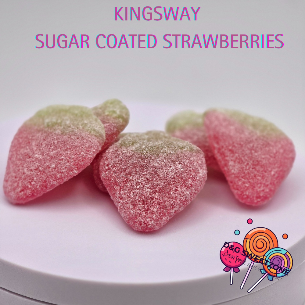 Kingsway Sugar Coated Strawberries – Sweet, Tangy Totally Tempting!