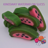 Kingsway Watermelon Slices - Soft, chewy sweets with a juicy watermelon flavour and sugar-paste filling.