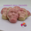 Hannah's Skull Crushers – Strawberry and cream-flavoured chocolate sweets shaped like spooky skulls.