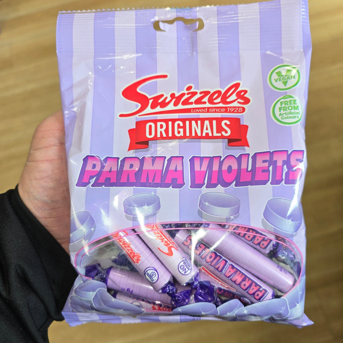 Swizzles Parma Violets Bag 130g - Perfumed violet flavour hard sugar sweets