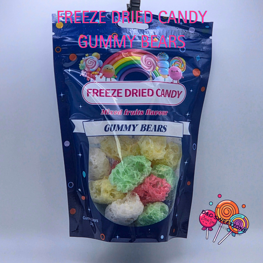 Freeze Dried Candy Jumbo Rainbow Fruits Pouch 110g
