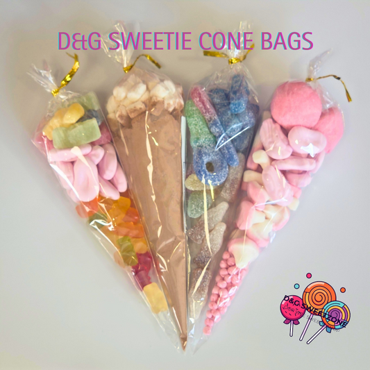 D&G Sweetie Cone Bags - Perfect for Celebrations