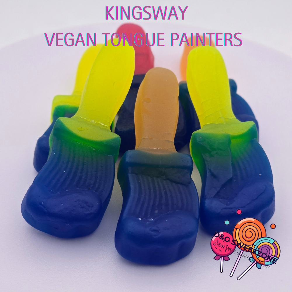 Kingsway Vegan Tongue Painters – Fruity jelly sweets that paint your tongue with vibrant colours.