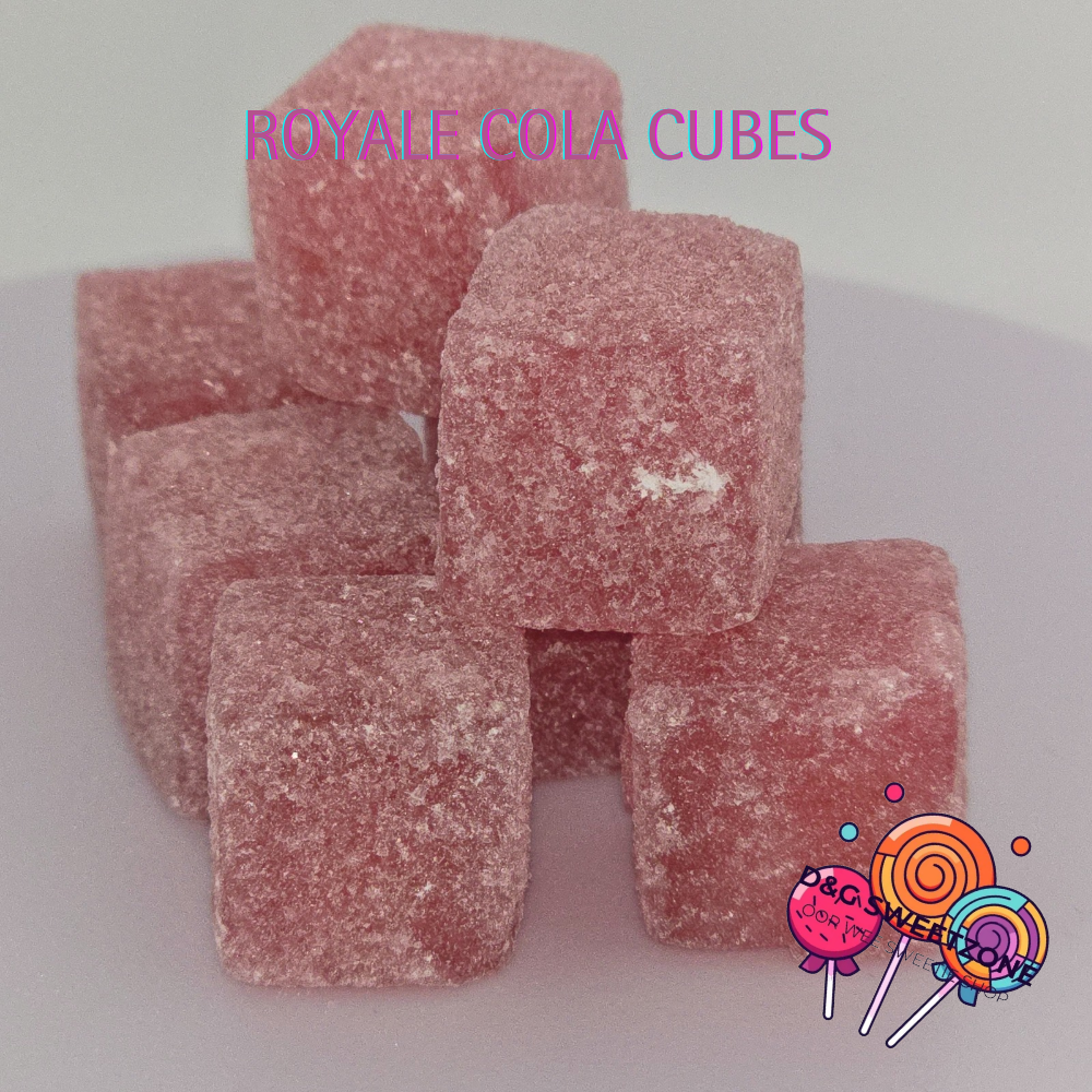 Royale Kola Bricks (Soft Centre)  – Kola flavour boiled sweet with a soft centre. The finest handcrafted boiled sweets.